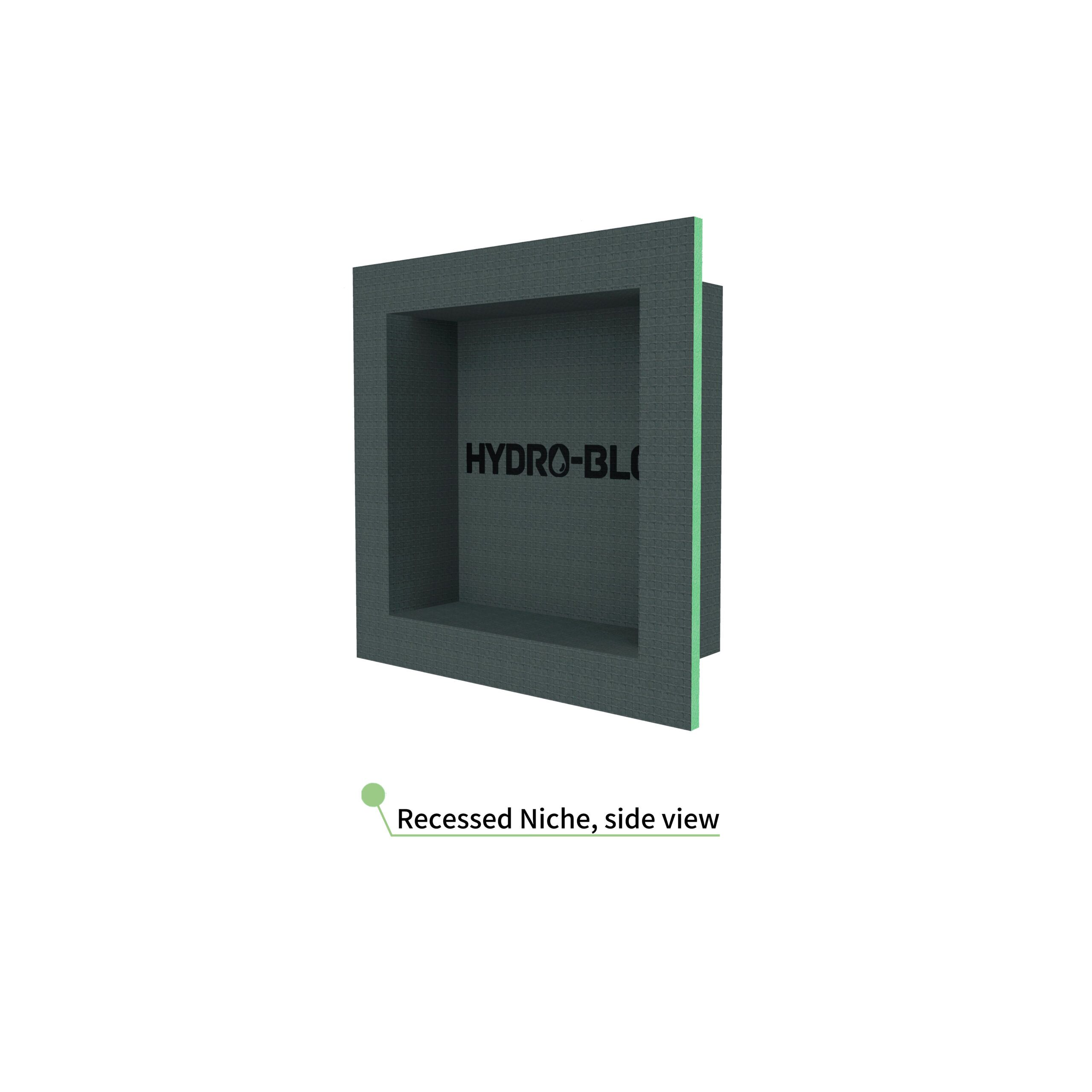 1616InchesRecessedNicheSideView 1616InchesRecessedNicheSideView