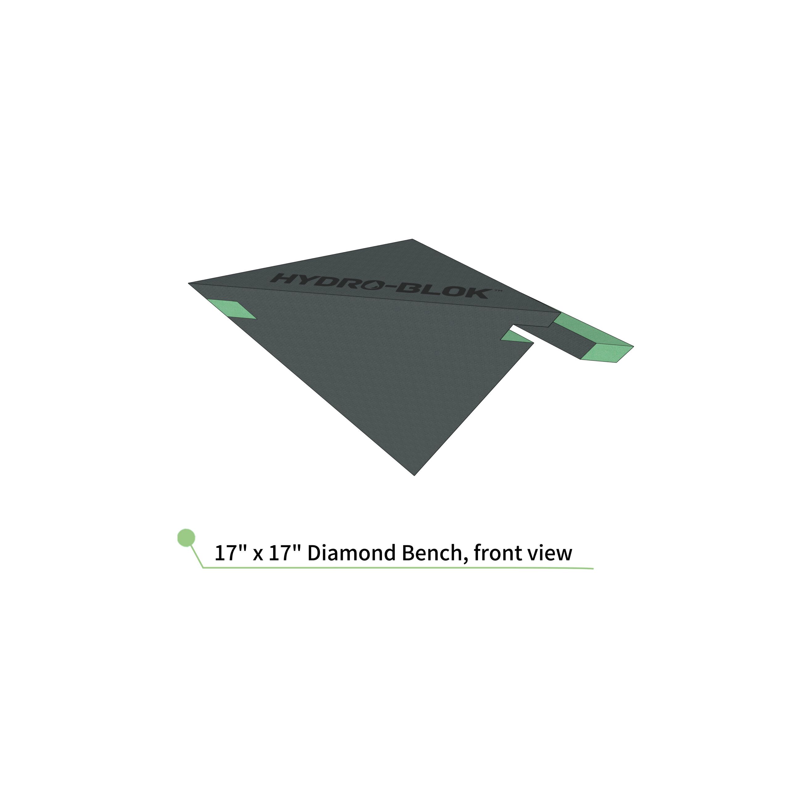 1717Diamond BenchFrontView 1717DiamondBenchFrontView