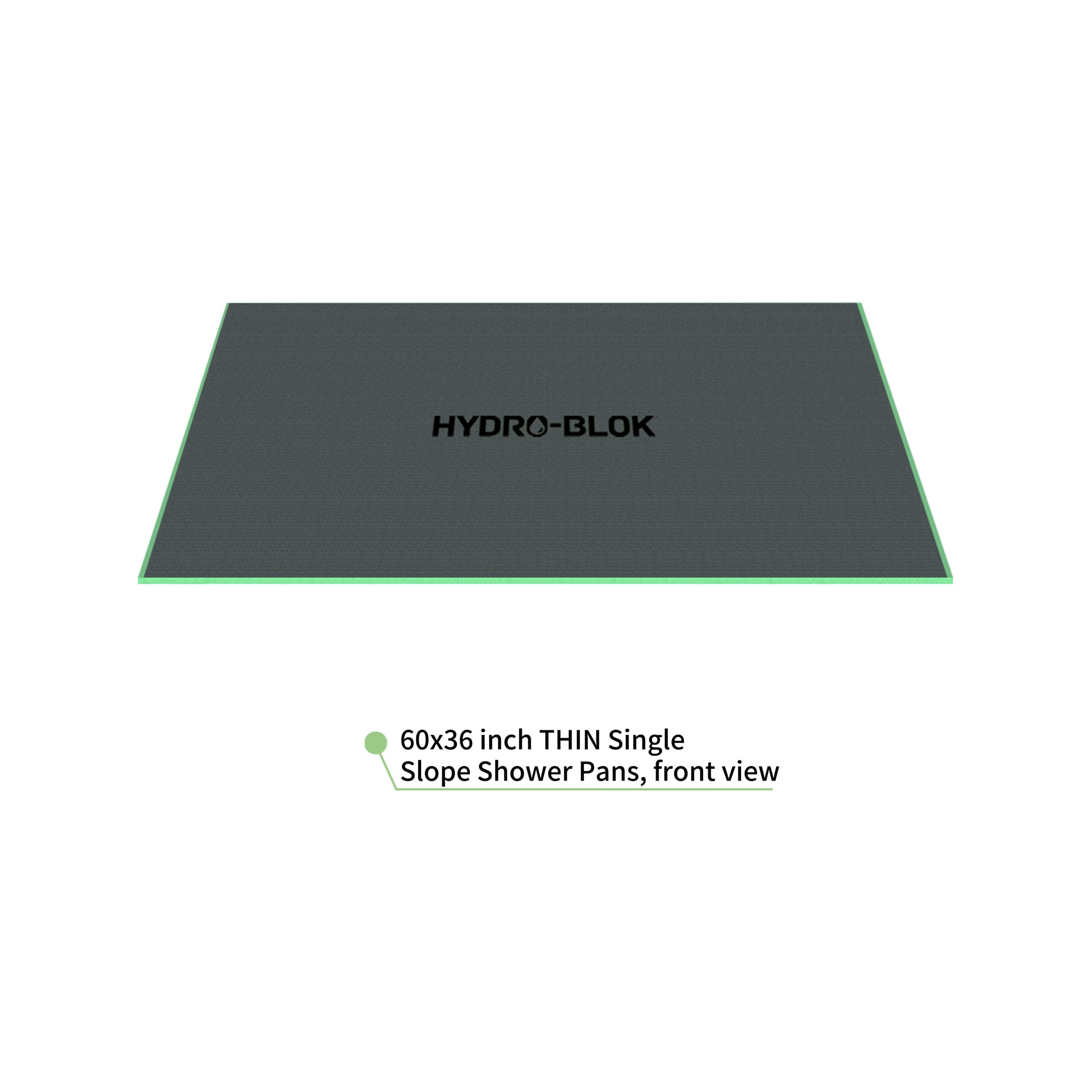 6036InchesThinSingleSlopeShowerPansFrontView 6036InchesThinSingleSlopeShowerPansFrontView